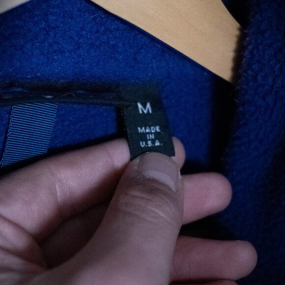 Vintage Patagonia Synchilla Fleece Zip-up Size Medium USA Made - Picture 5 of 6